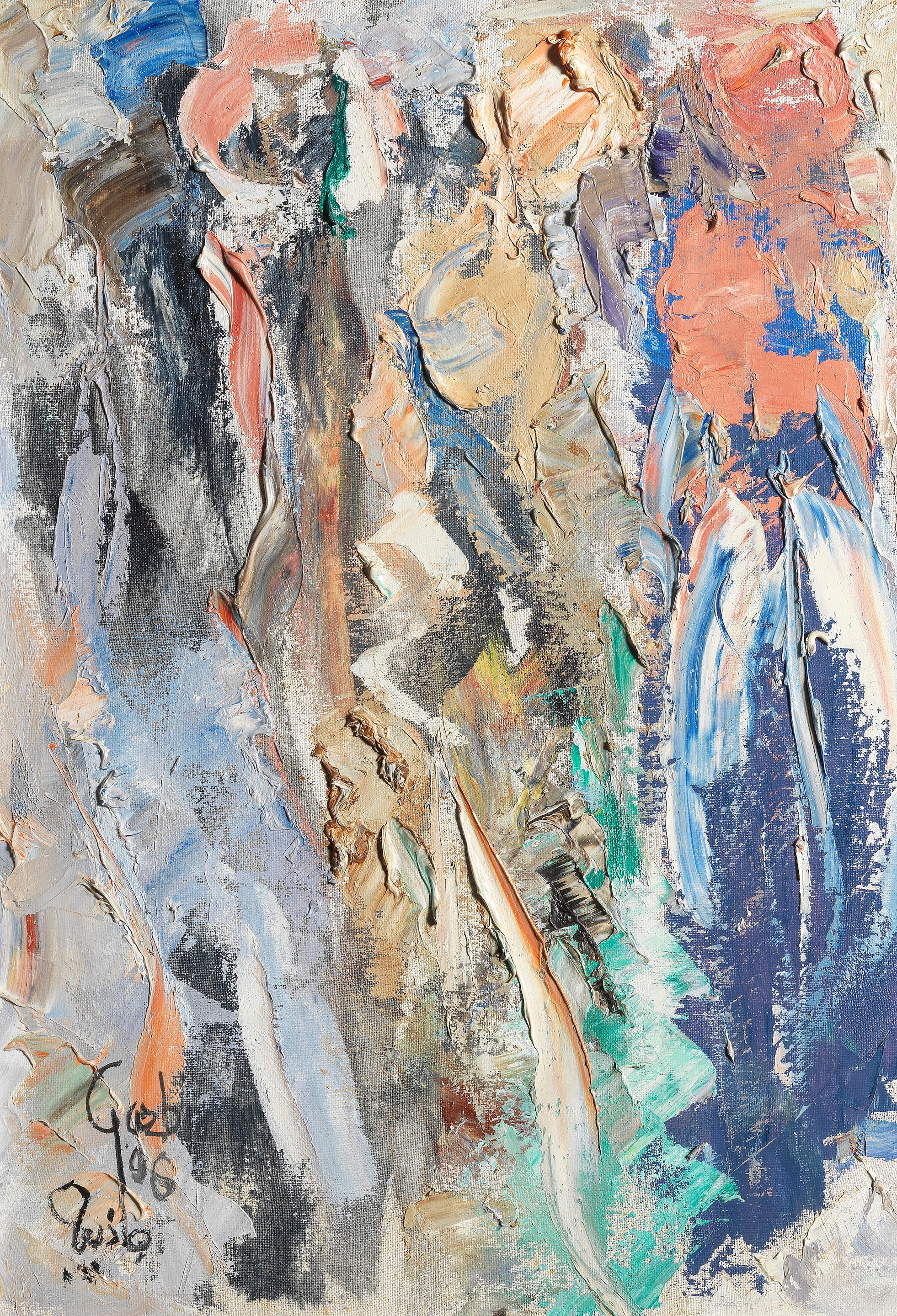 Artwork by Gazbia Sirry, Untitled (Abstract Forms), Made of oil on canvas