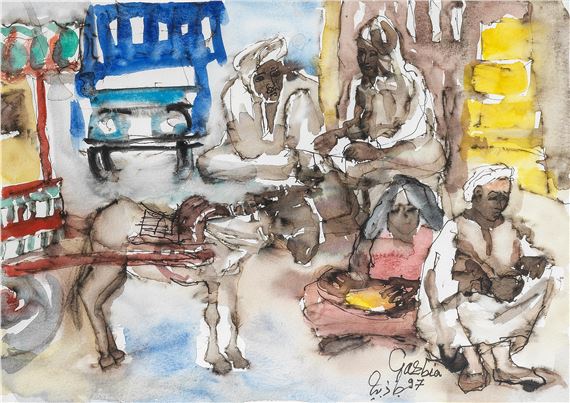 Untitled (Village Scene)