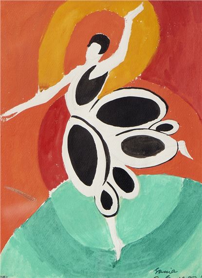 Costume pour Gaby, Madrid by Sonia Delaunay, 1918