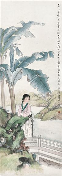 A BEAUTY UNDER THE BANANA TREE by Fan Xu