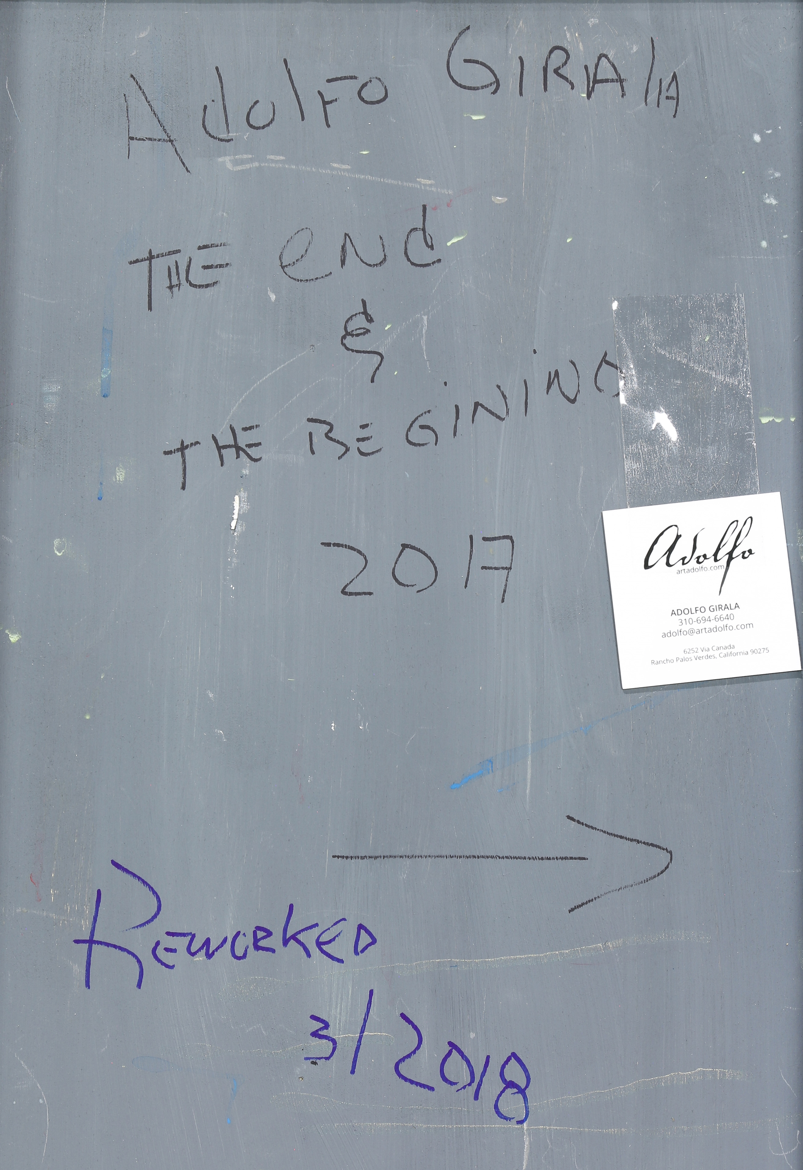 Artwork by Adolfo Antonio Girala, The Beginning and the End, Made of unframed