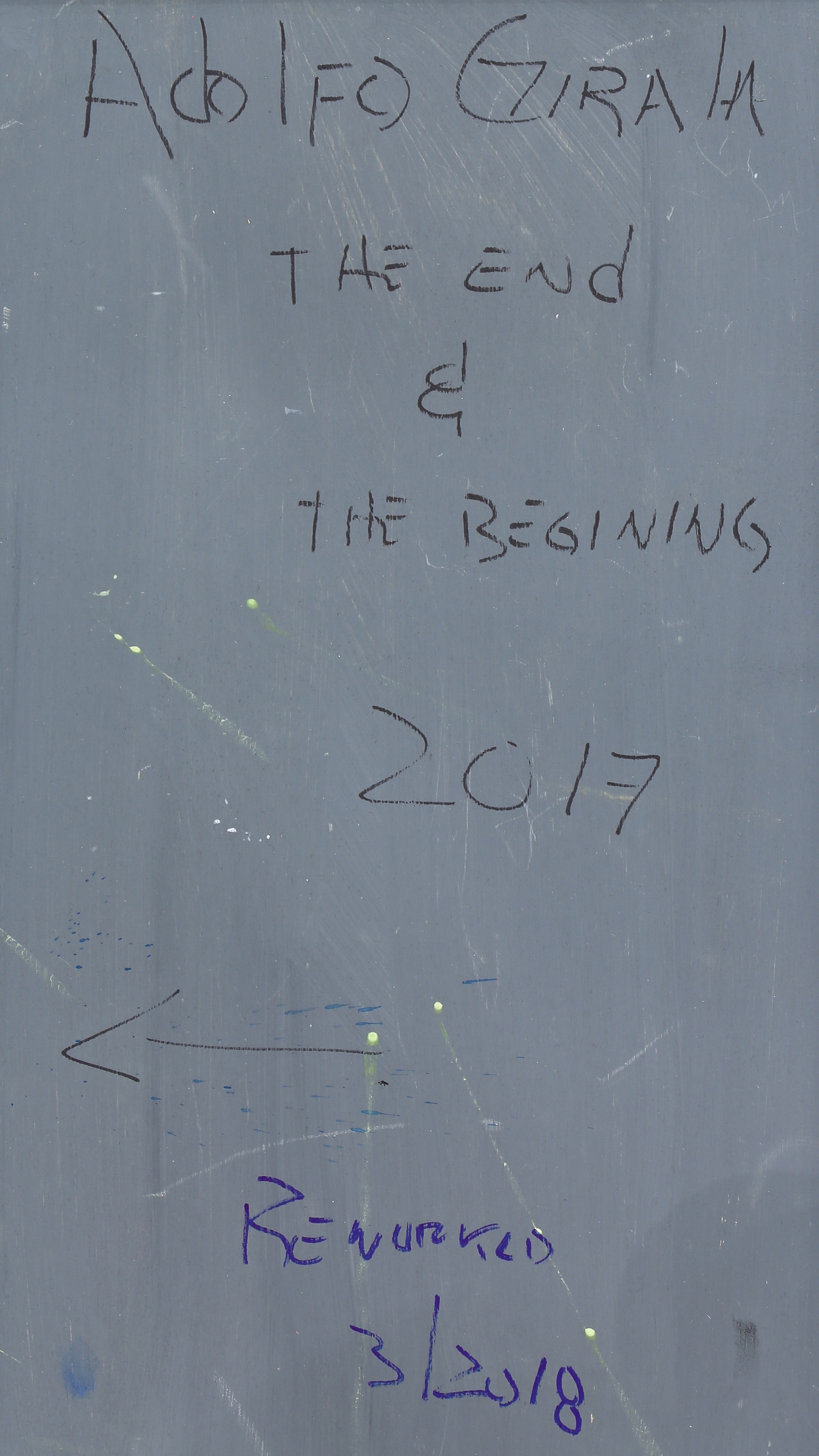 Artwork by Adolfo Antonio Girala, The Beginning and the End, Made of unframed