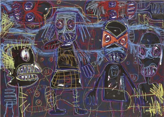 Untitled by Aboudia, Painted in 2014