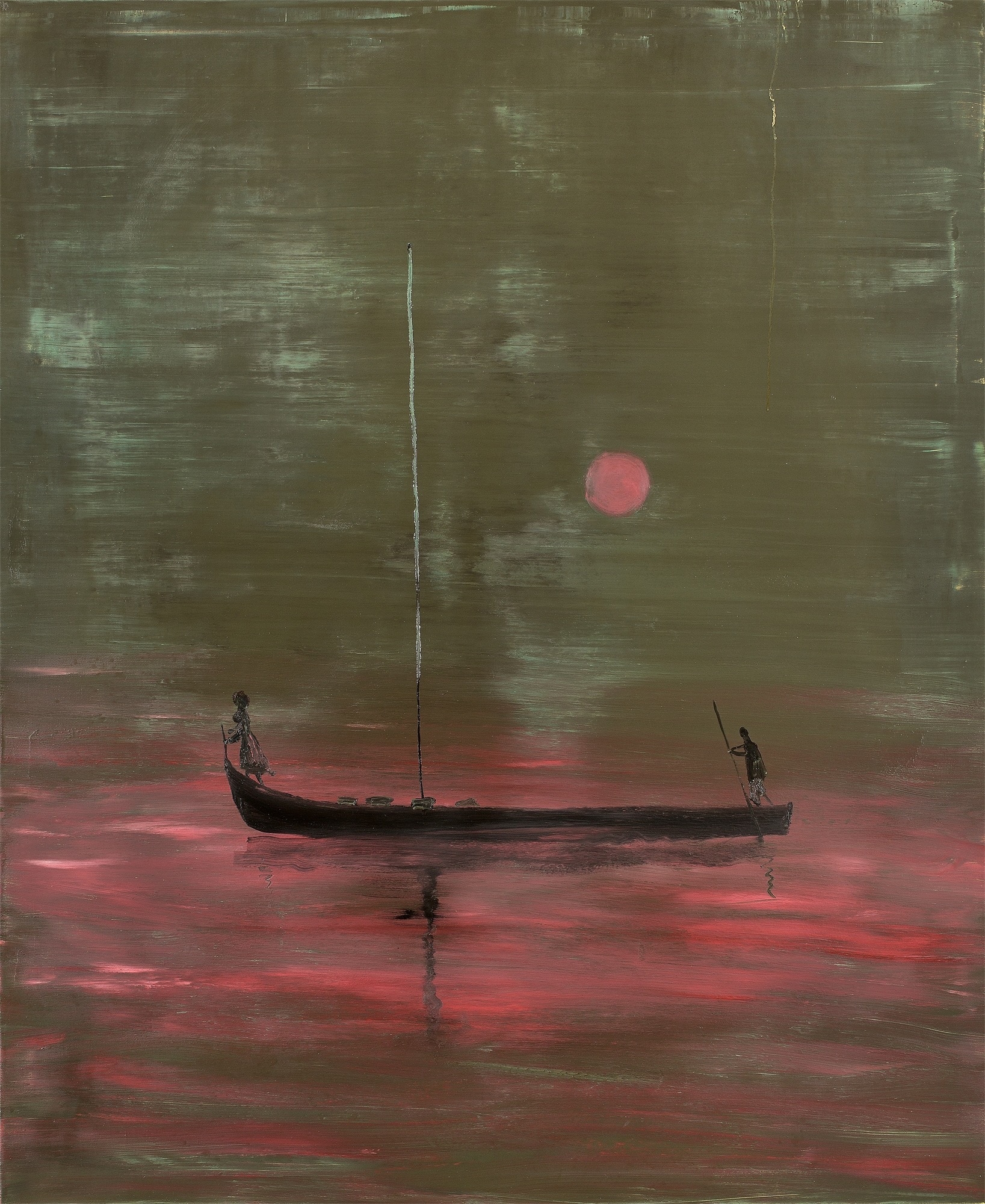 Artwork by Norbert Schwontkowski, Purple Haze, Made of Oil on canvas