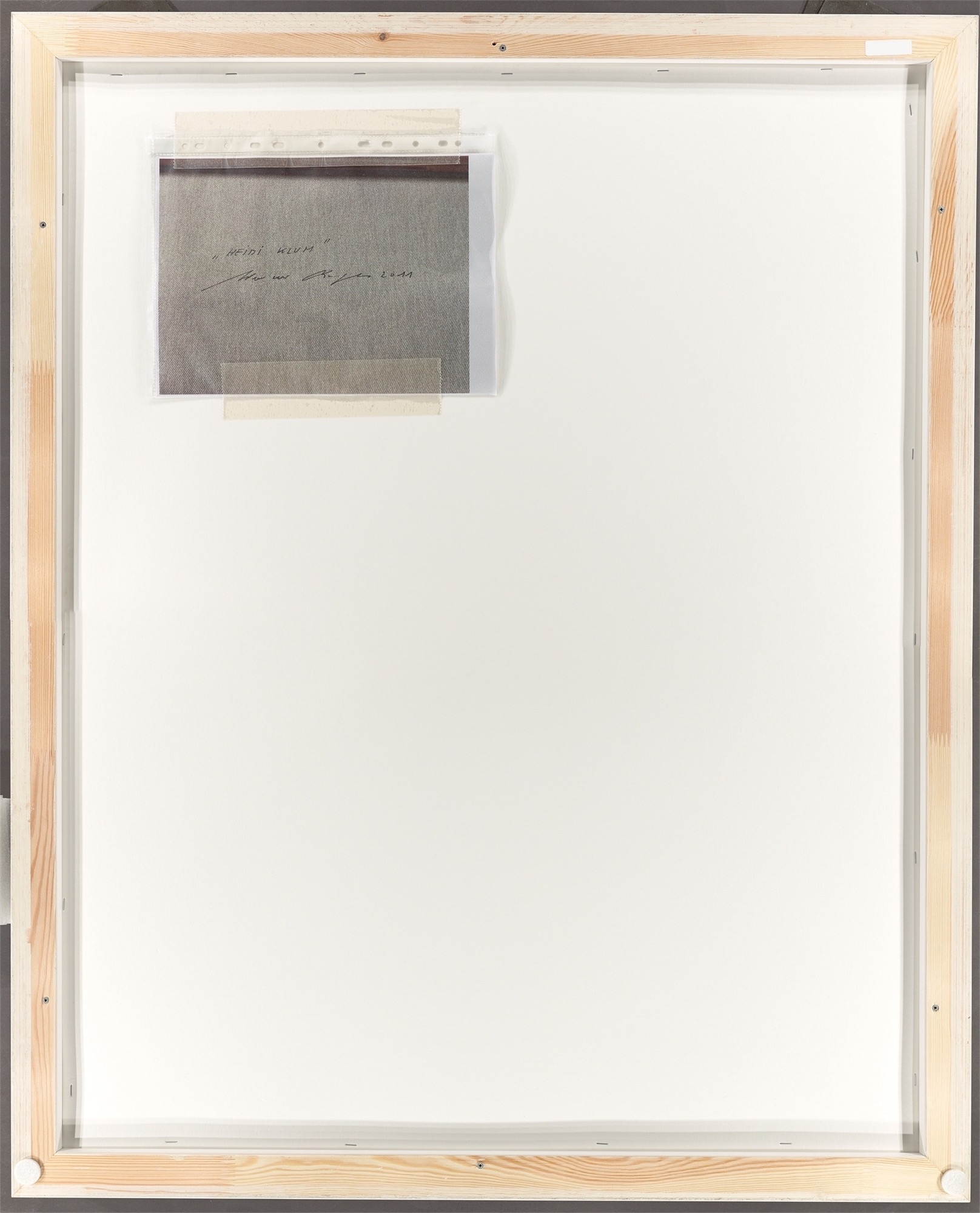 Artwork by Werner Berges, HEIDI KLUM, Made of Acrylic on canvas