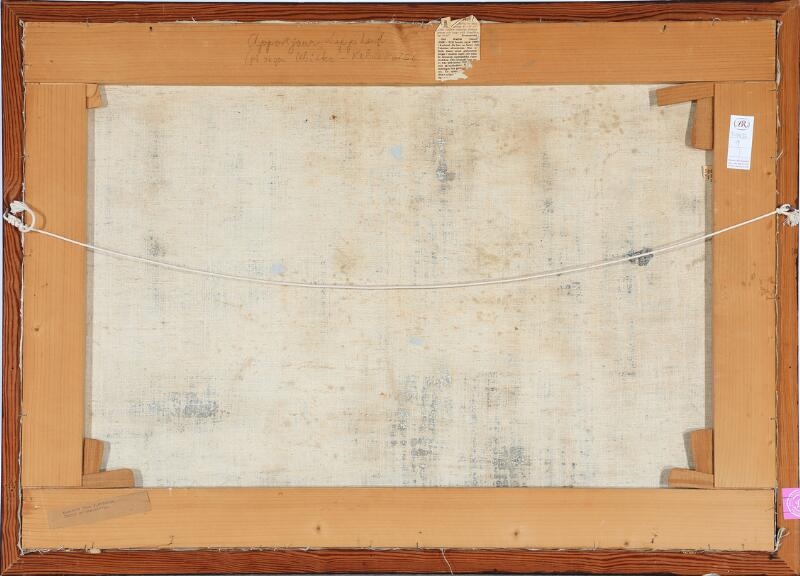 Artwork by Olof Walfrid Nilsson, Apport jaur Lappland, Made of Oil on canvas