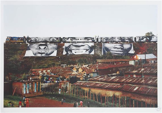 Kiberia, Kenya by JR, 2010