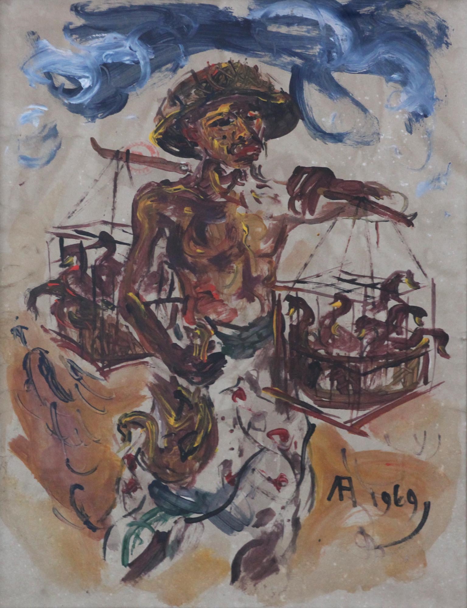 Affandi Penjual Bebek 1969 Mutualart