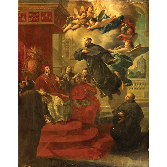 Giuseppe Giulio Rossi | El éxtasis de San José de Cupertino ante el ...