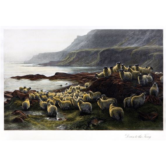 Down to the Ferry by Joseph Farquharson