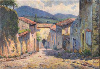 Rue de village dans le Midi de la France - Alban Dulac