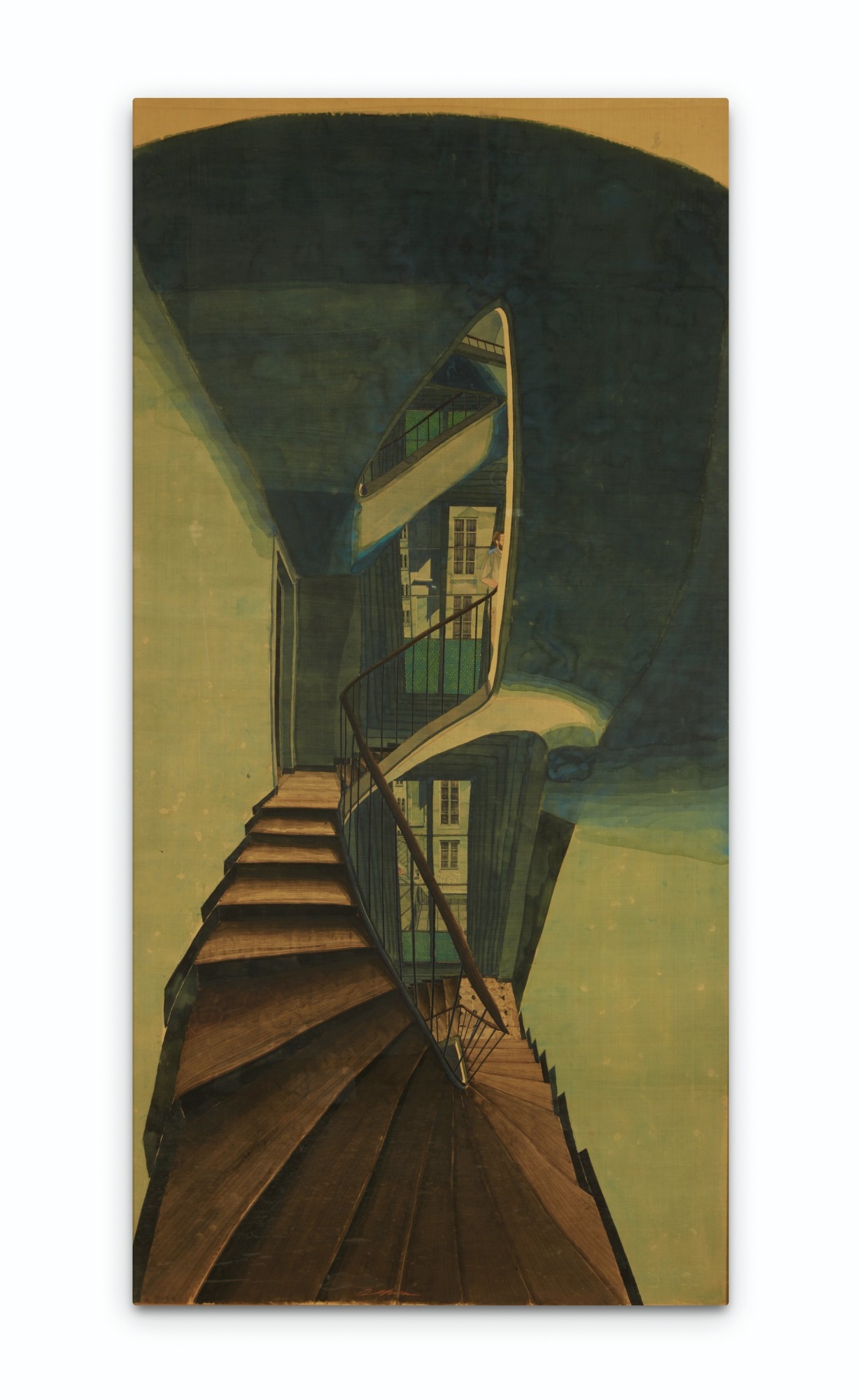 Escalier by Sam Szafran, Executed in 1992