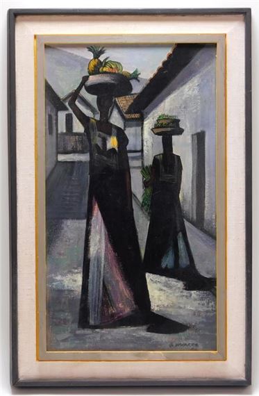 Mexican Social Realist by Gilberto Aceves Navarro, 1959