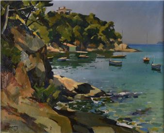 Crique en Méditerranée - François Frenay