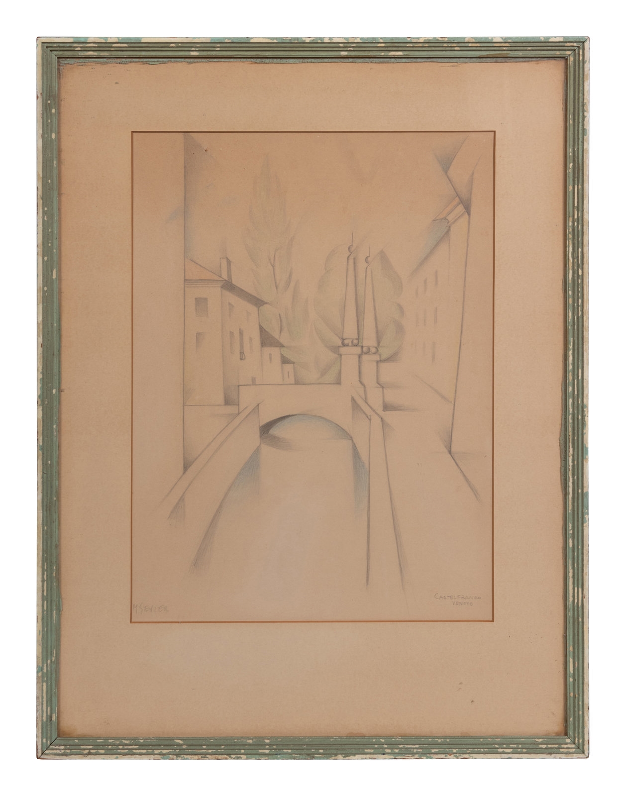 Artwork by Michael Sevier, Castelfranco Veneto, Made of colored pencil on paper