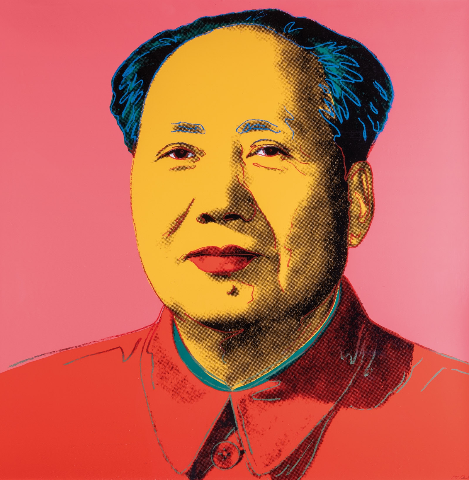 Artwork by Andy Warhol, HA Schult, Mao Tse-tung, Made of Colored screen printing on paper