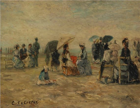 Beach Scene by Colin Campbell Cooper