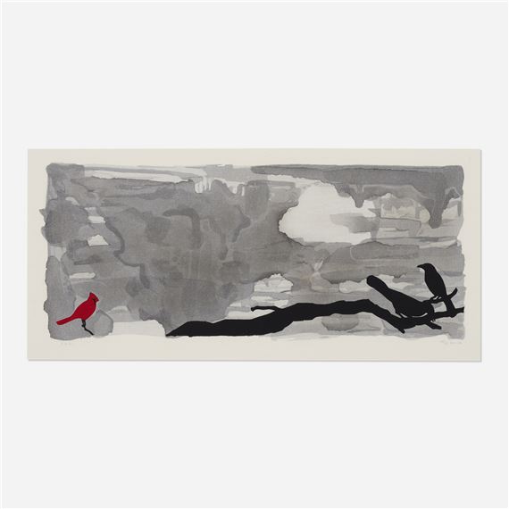 Robert Moskowitz | The Red and the Black (1988) | MutualArt