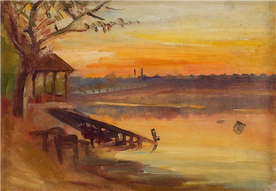 SUNSET GLOW by Qin Xuanfu, 1956