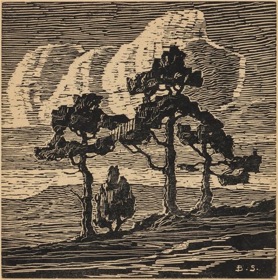 Afterglow by Birger Sandzén, 1917