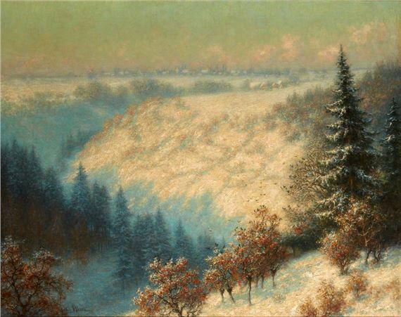 WINTER LANDSCAPE by Arthur Wasse