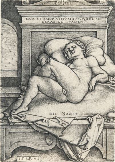 The night by Hans Sebald Beham, 1548