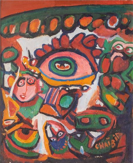 Composition, 1968 by Chaibia Tallal, 1968