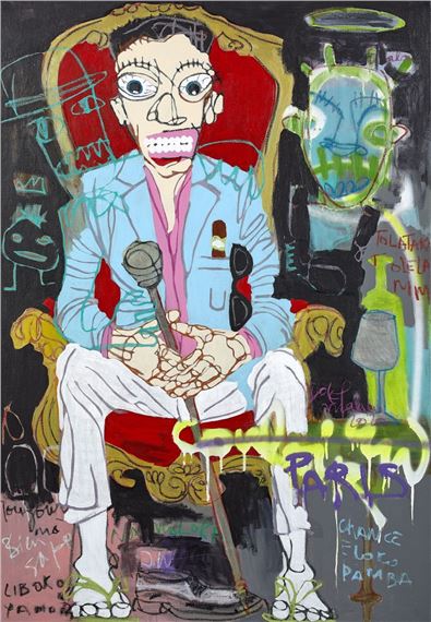 Le feuteuil rouge, 2020 by Dolet Malalu, 2020