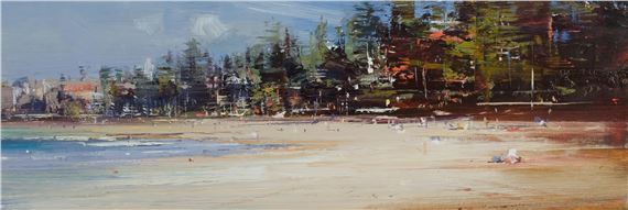 On the Beach - Manly by Ken Knight