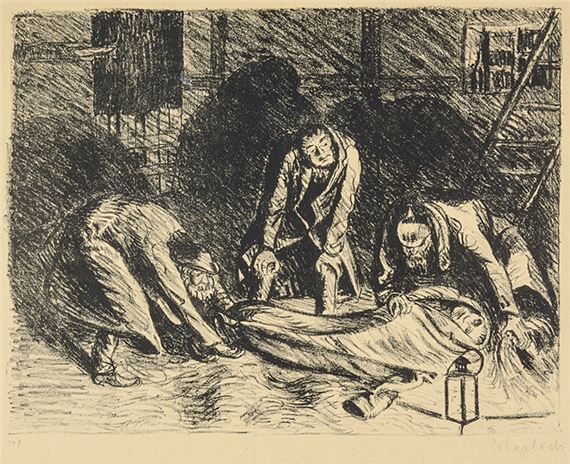 Letzter Dienst. Und: Die Stolze by Ernst Barlach, 1919