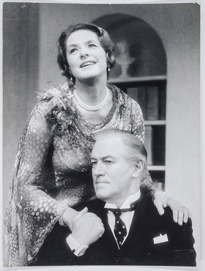 Artwork by Zoë Dominic, Ingrid Bergman und John McCallum, Made of Original Photography, Silver gelatin