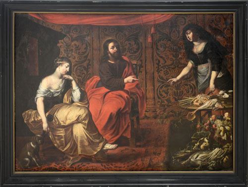 Gerard Seghers | Cristo in casa di Marta e Maria | MutualArt