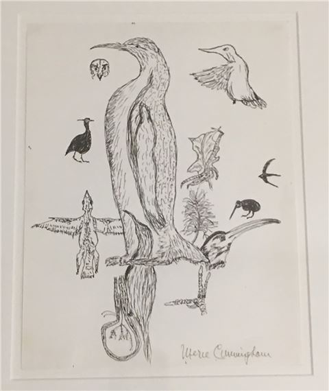Untitled (Birds) by Merce Cunningham, 2/10/96
