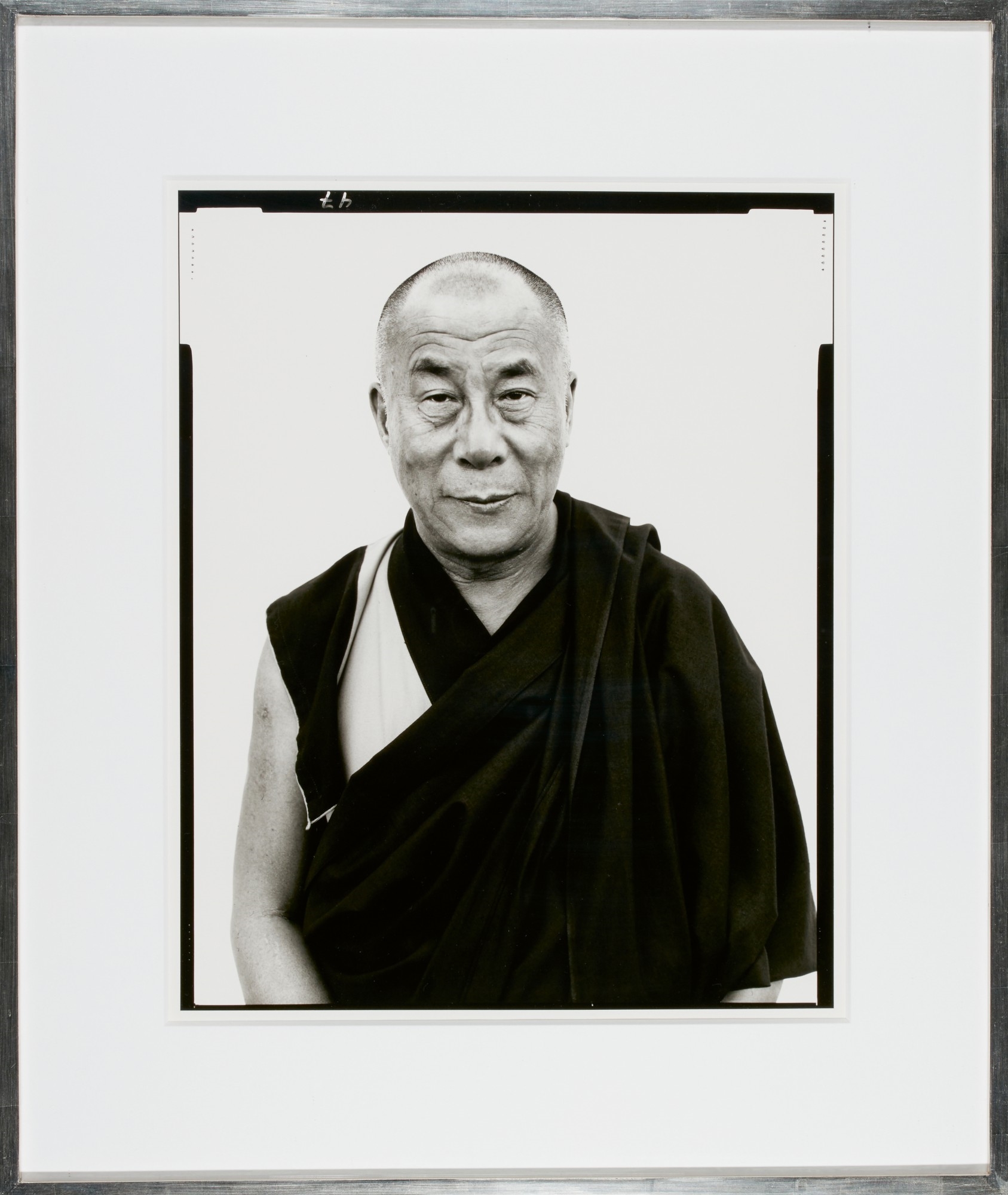 Artwork by Richard Avedon, His Holiness, The Dalai Lama', Kamataka, India, Made of Silver print
