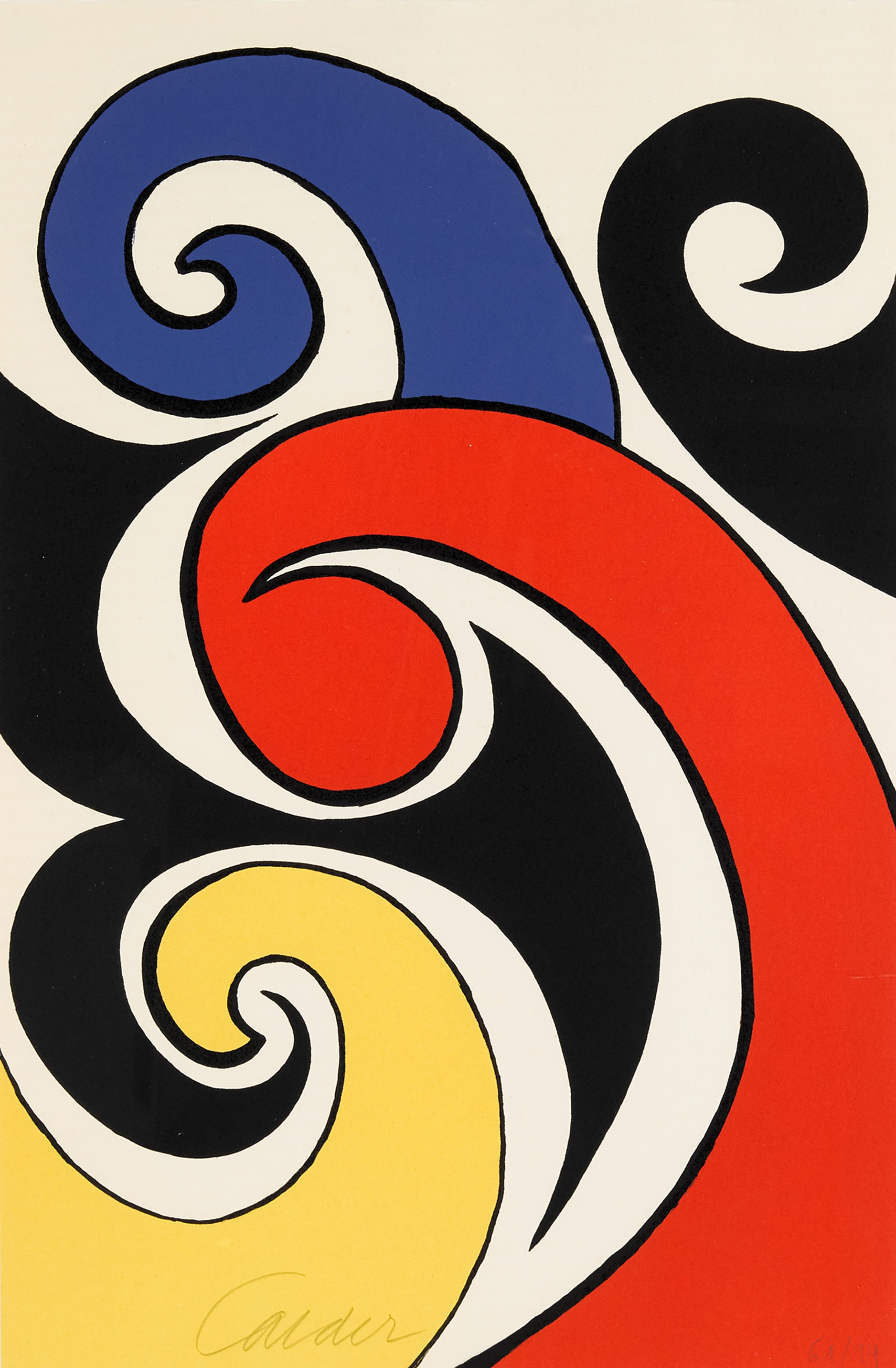 Alexander Calder | Les vagues (Circa 1970) | MutualArt
