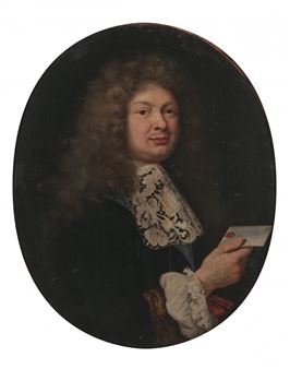 Portrait d'homme à la lettre et Portrait de femme à la robe bleue - Gabriel Revel