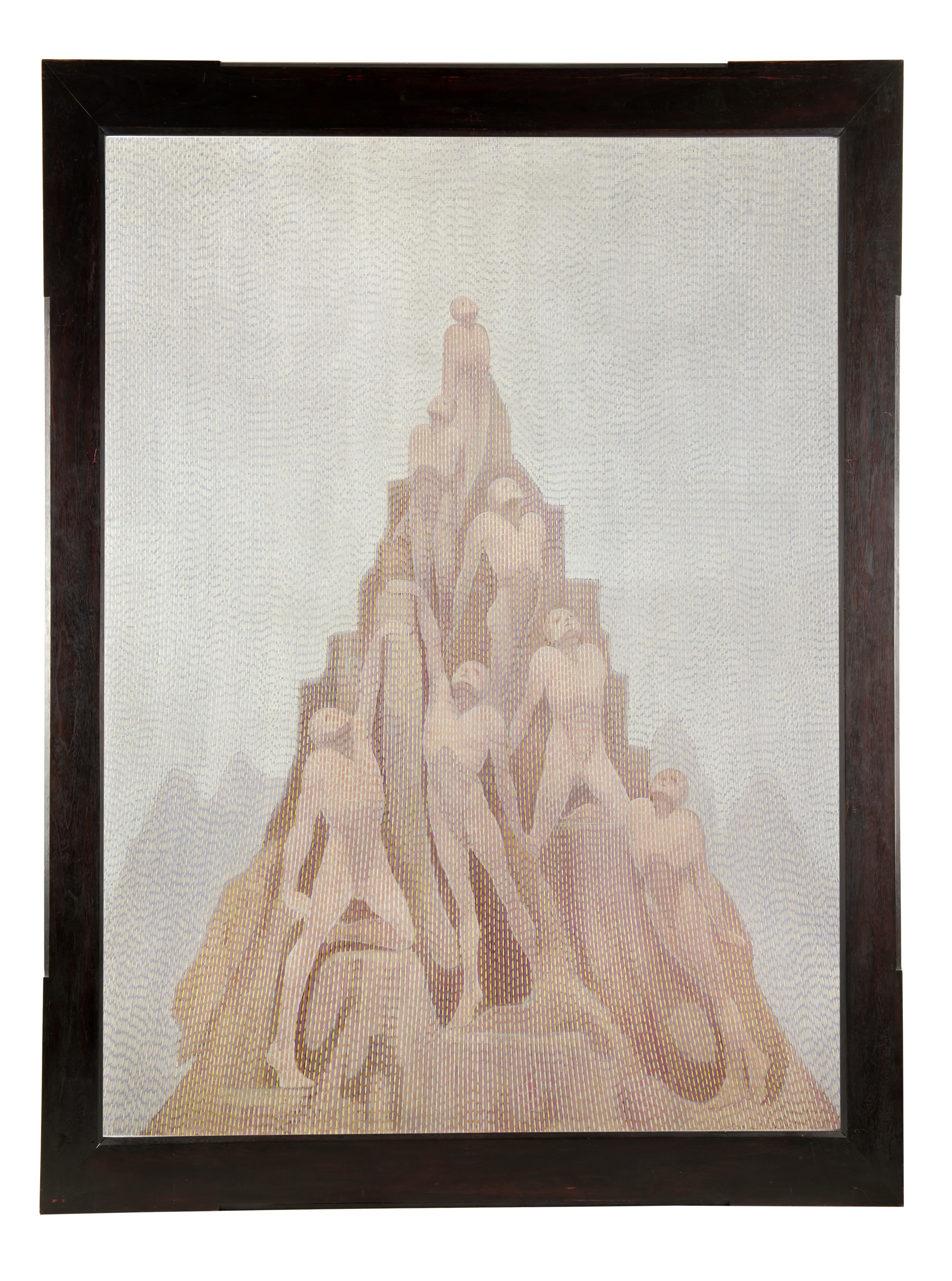 Artwork by Sexto Canegallo, La vetta "L'Estasi, Made of oil on canvas