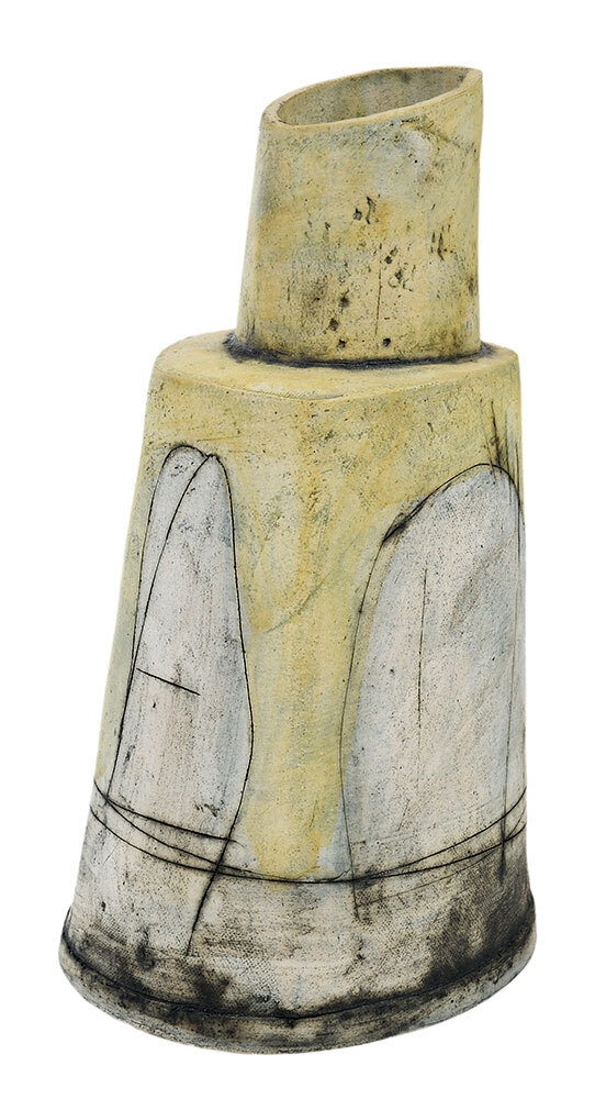 Artwork by Rob Pulleyn, Hark, Made of hand built sculptural vessel