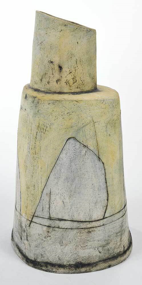 Artwork by Rob Pulleyn, Hark, Made of hand built sculptural vessel