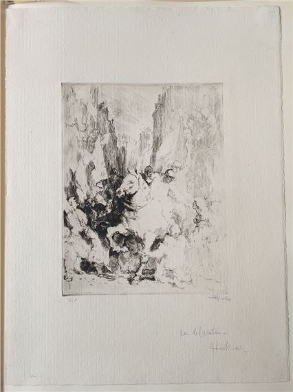 Eaux- fortes by Jacob Pakciarz, 1946