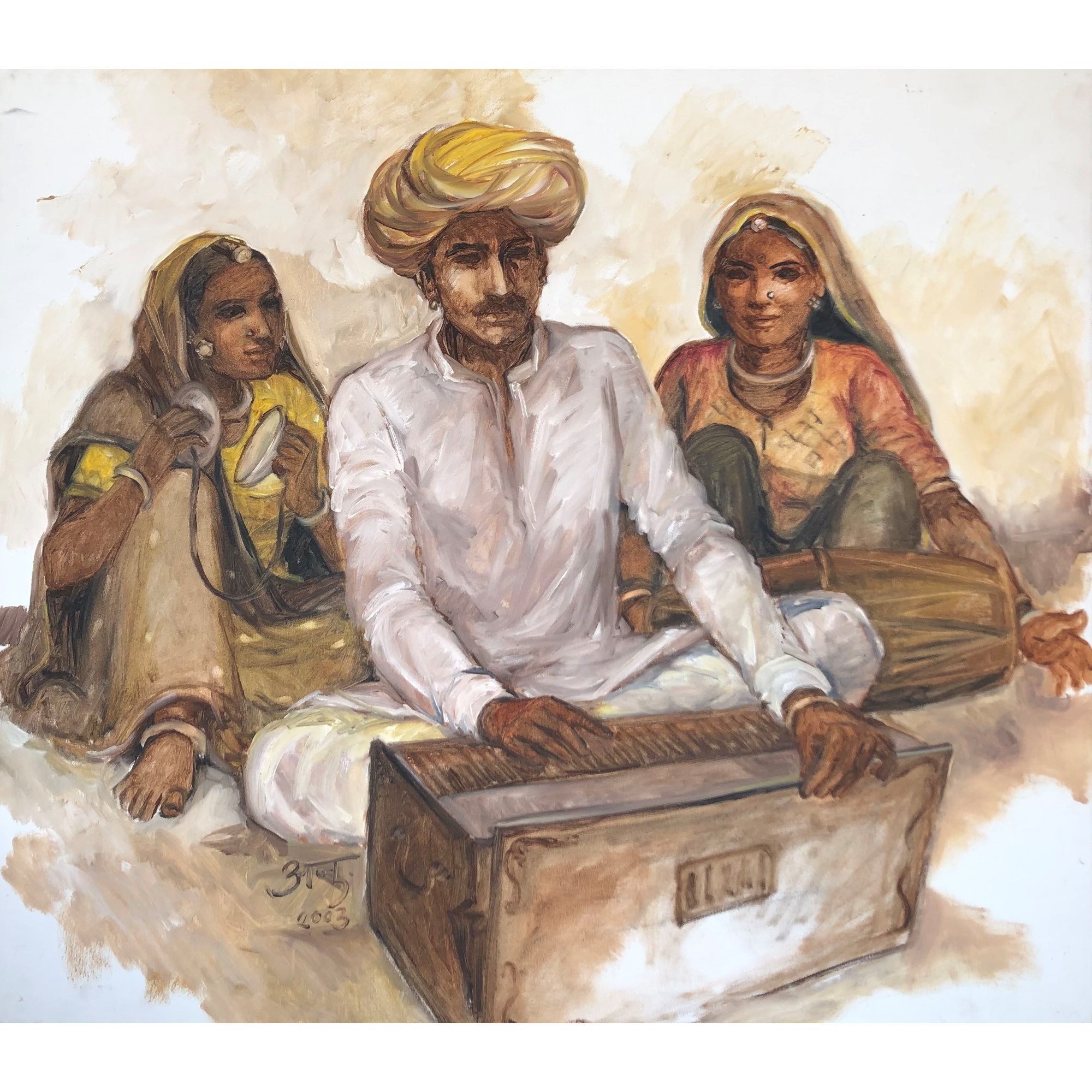 Rajasthani People Paintings