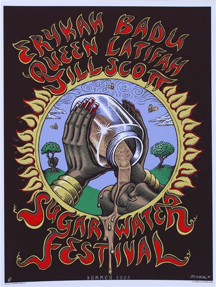 ERYKAH BADU, QUEEN LATIFAH, JILL SCOTT, SUGAR WATER FESTIVAL by Emek, 2005