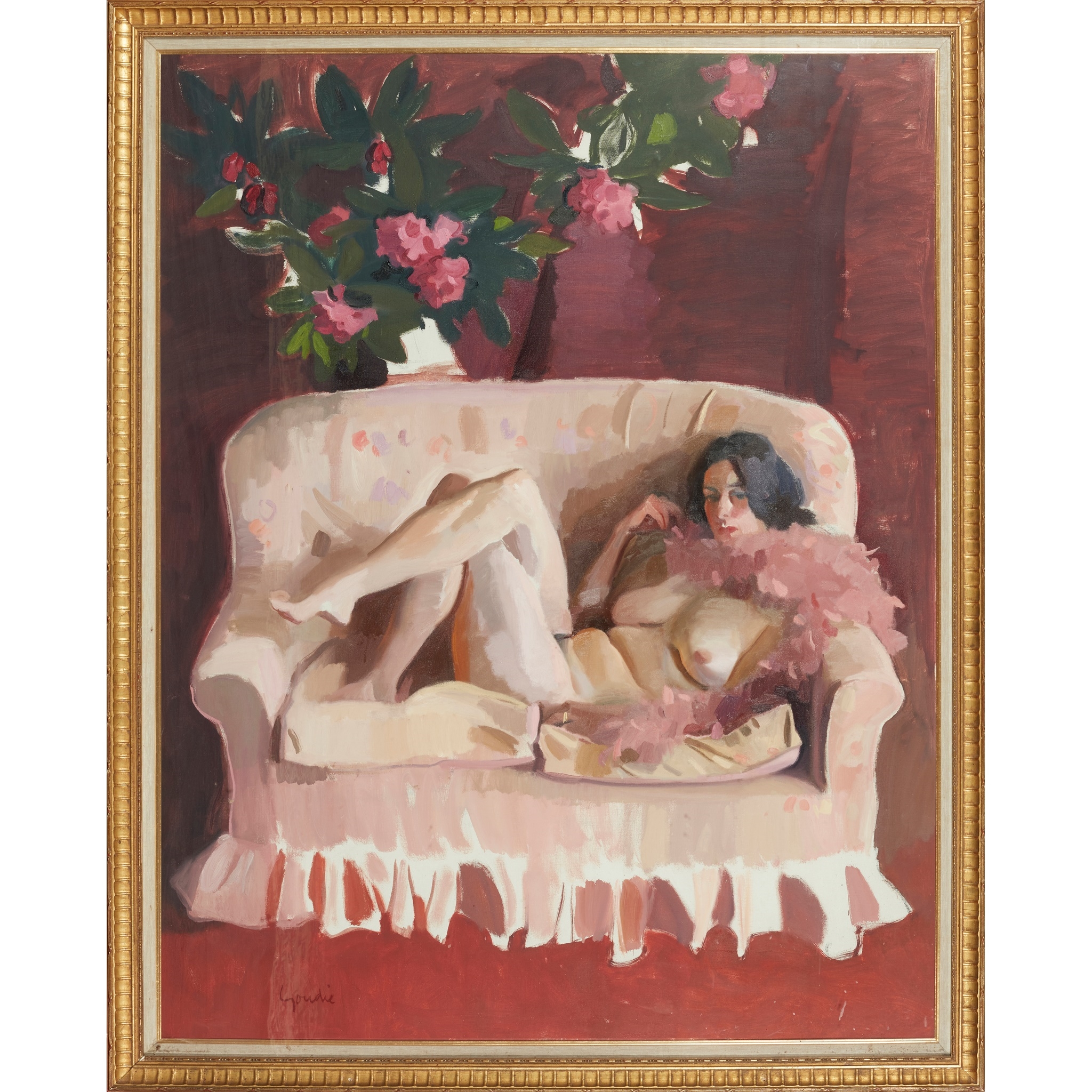 Artwork by Alexander Goudie, LA VIE EN ROSE, Made of oil on canvas