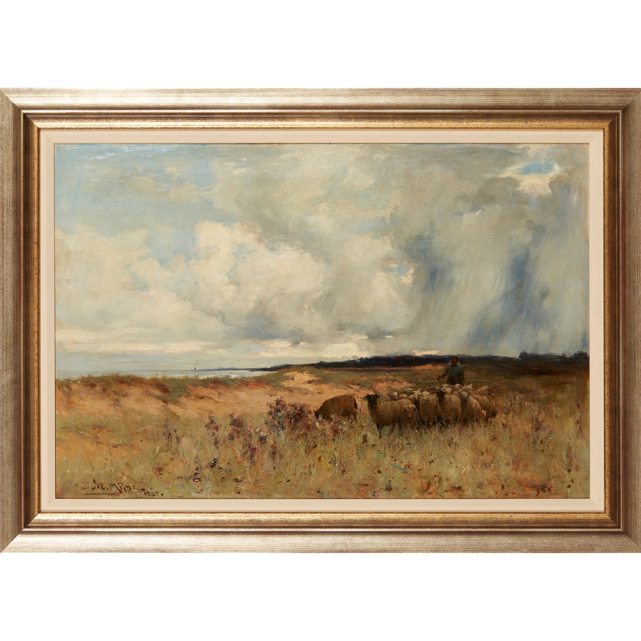 Artwork by Joe Milne, MOVING PASTURE, Made of oil on canvas