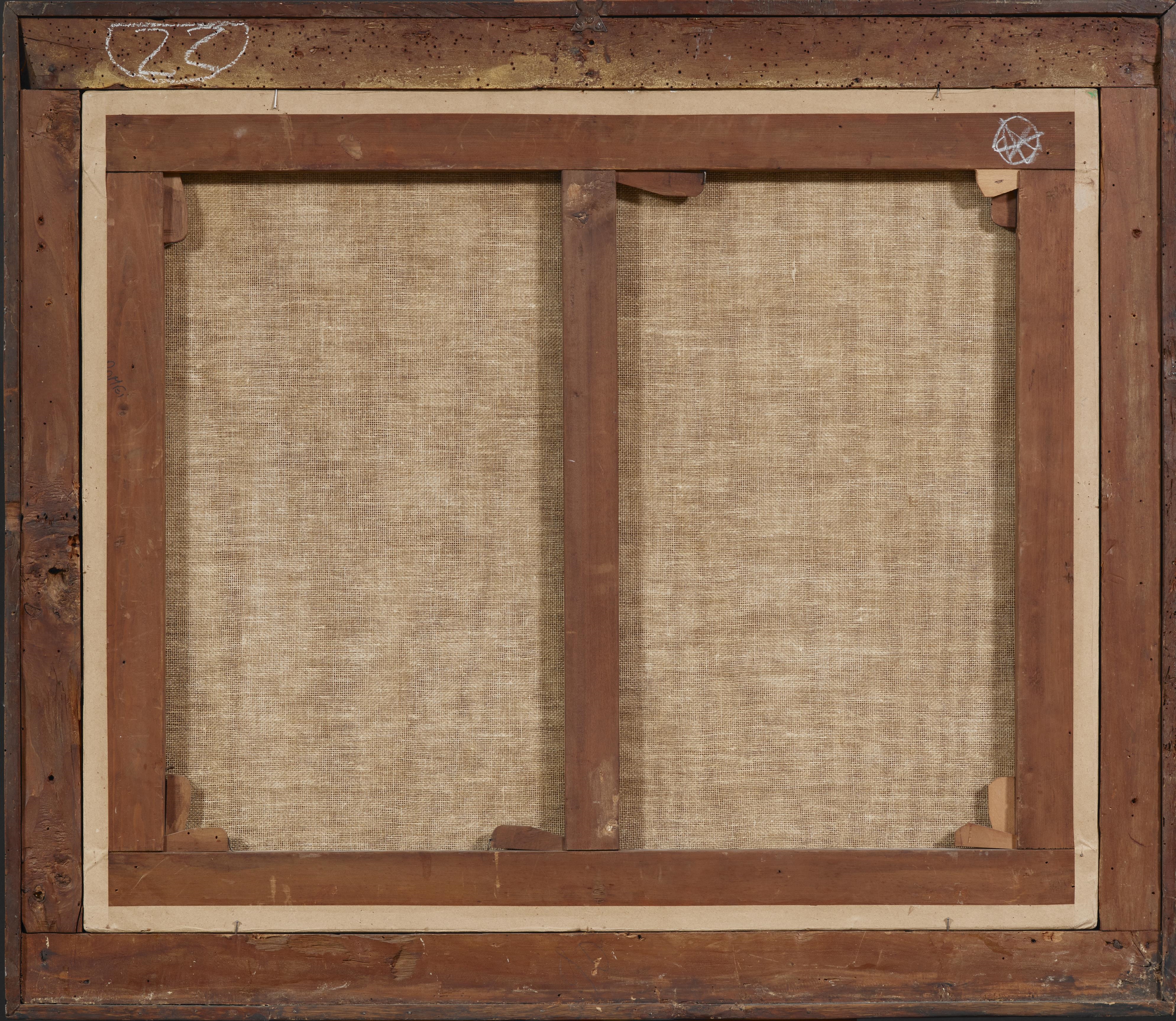 Artwork by Giovan Giacomo Sementi, The Dormition of Saint Joseph, Made of oil on canvas