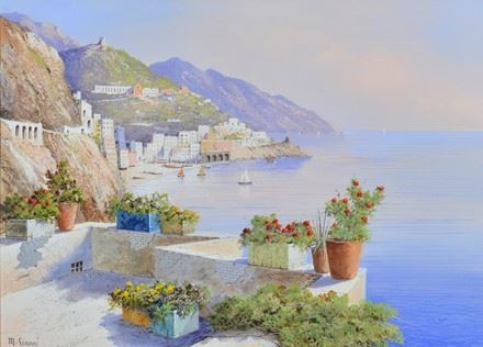 VEDUTA DI AMALFI by Maria Gianni