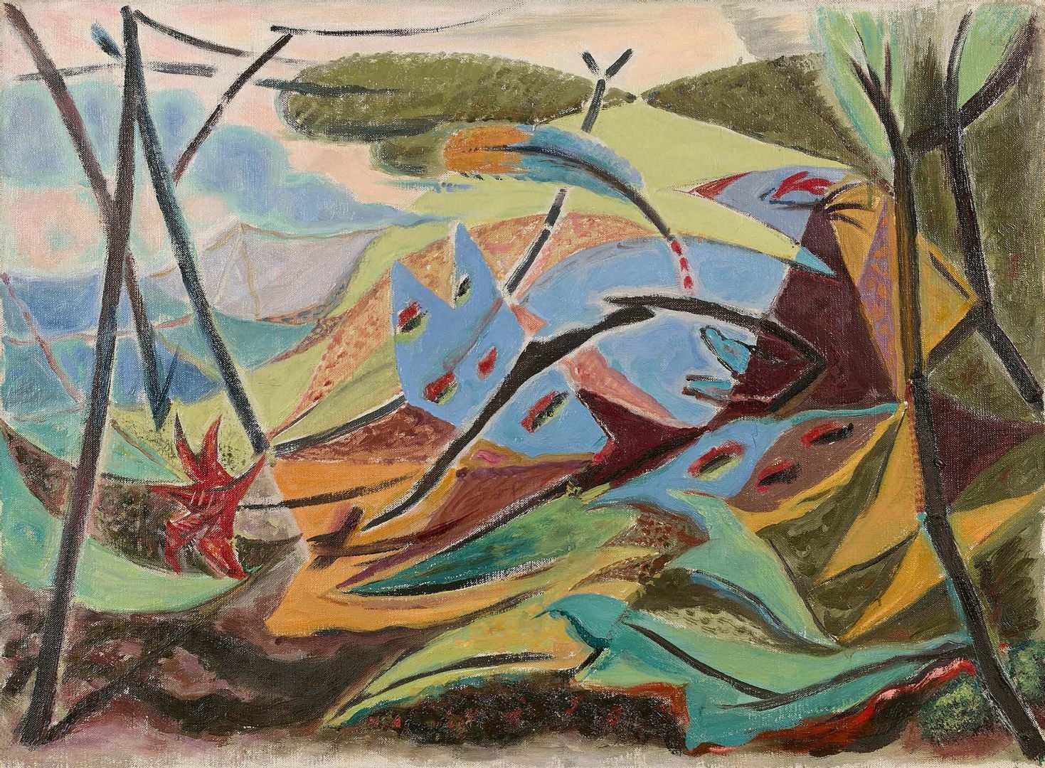 André Masson | FIANÇAILLES D'INSECTES | MutualArt