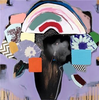 "Vase of flowers (Purple Rainbow)" - Emily Filler