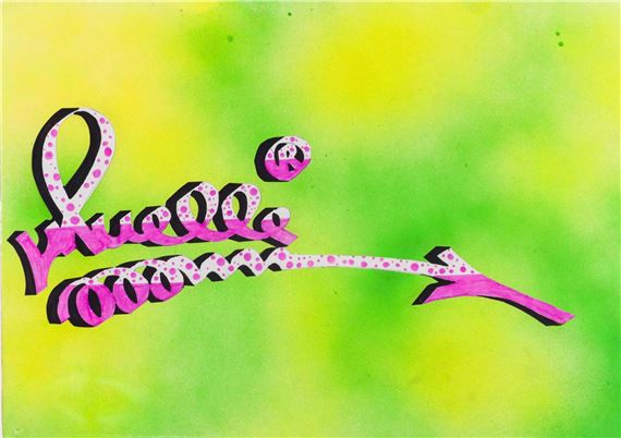 Tag / firma by Juan Carlos Argüello, 1990