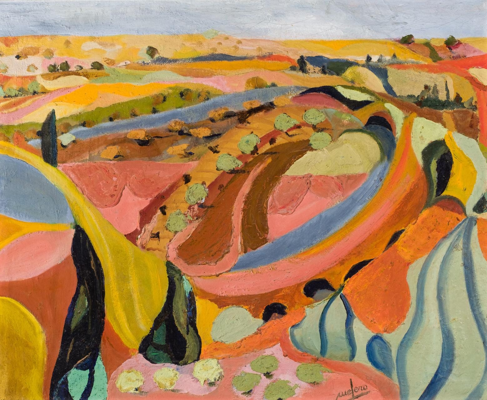 Artwork by Isabel Melero, Bajo Aragón, Made of oil on canvas